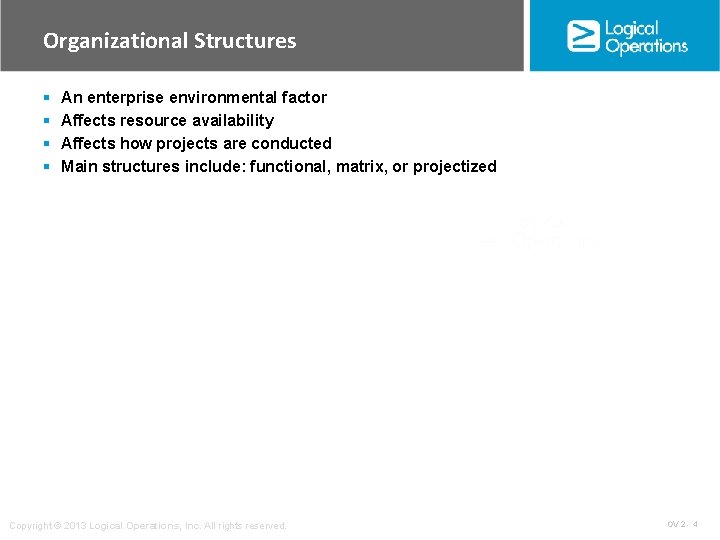 Project Management and the Organization Identify Organization Influences