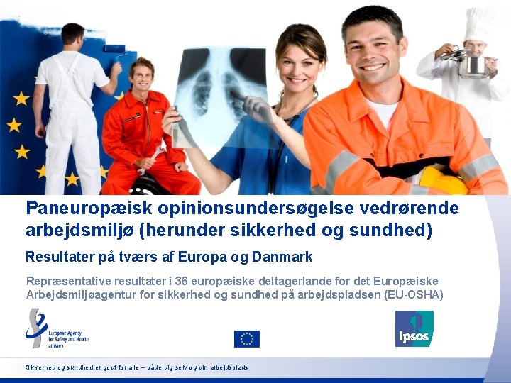 Paneuropæisk opinionsundersøgelse vedrørende arbejdsmiljø (herunder sikkerhed og sundhed) Resultater på tværs af Europa og