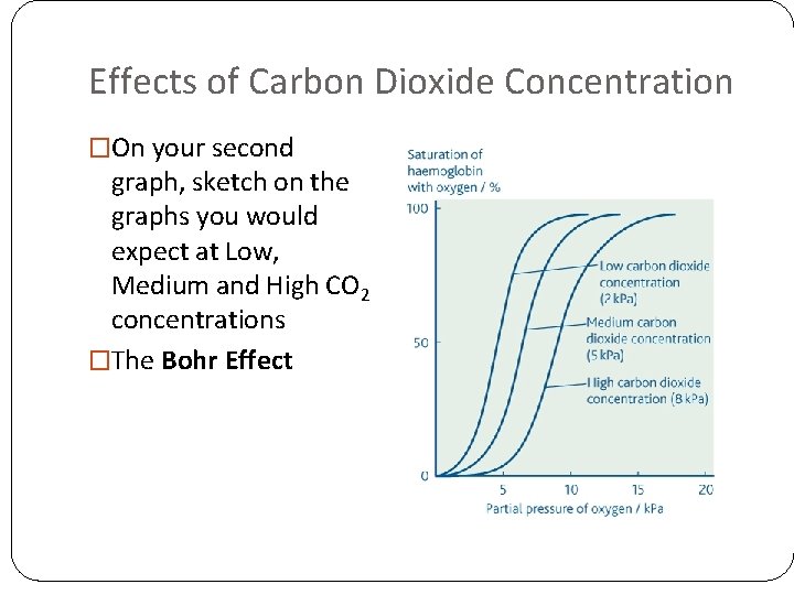 Effects of Carbon Dioxide Concentration �On your second graph, sketch on the graphs you Effects of Carbon Dioxide Concentration �On your second graph, sketch on the graphs you