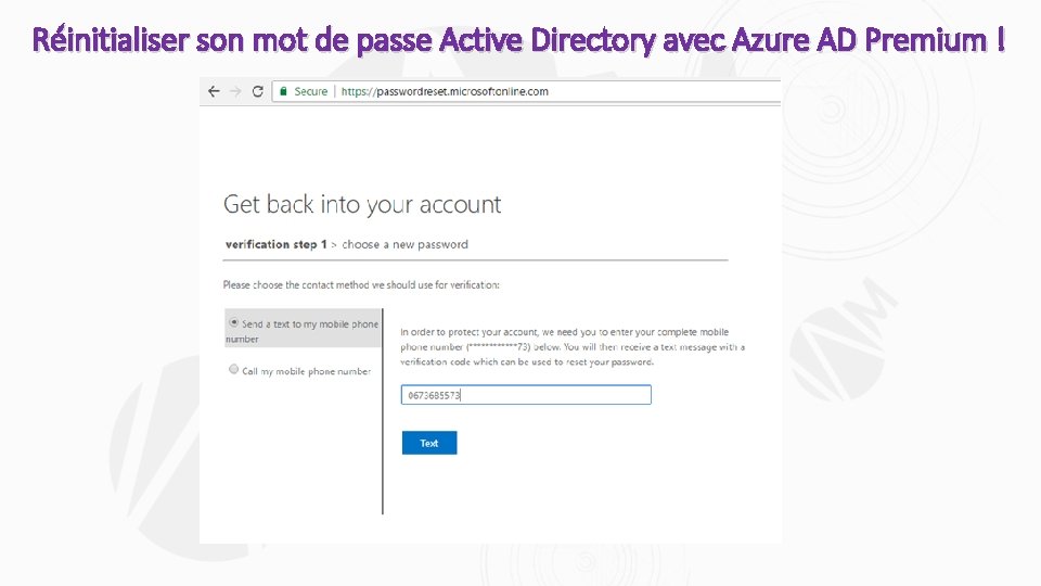 Réinitialiser son mot de passe Active Directory avec Azure AD Premium ! 