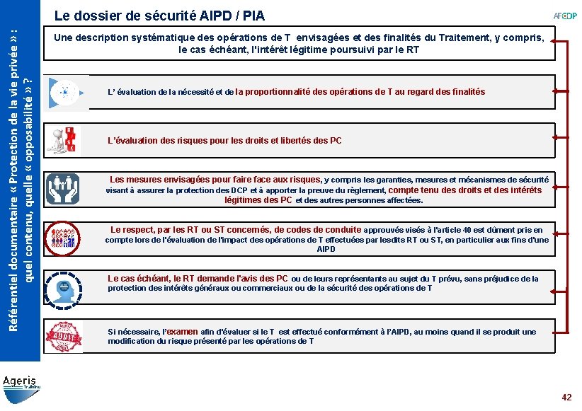 Référentiel documentaire « Protection de la vie privée » : quel contenu, quelle «