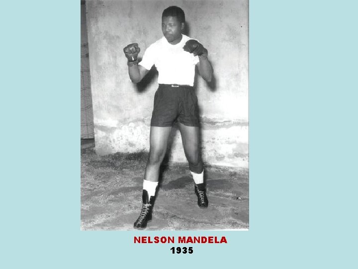 NELSON MANDELA 1935 