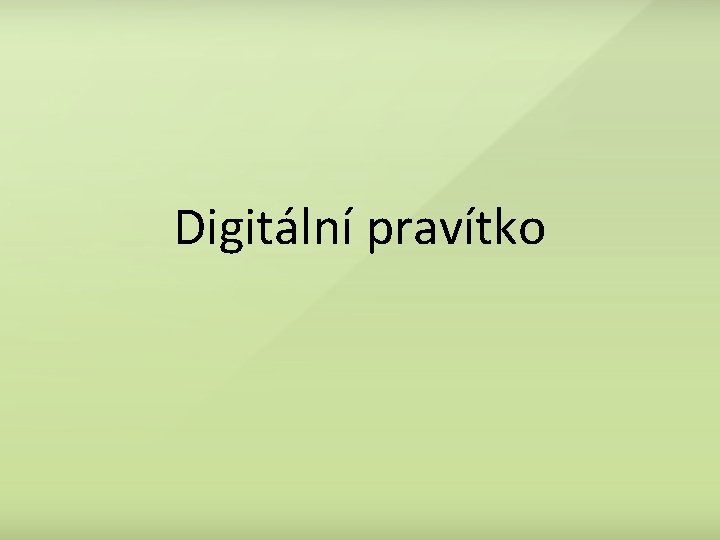 Digitální pravítko 