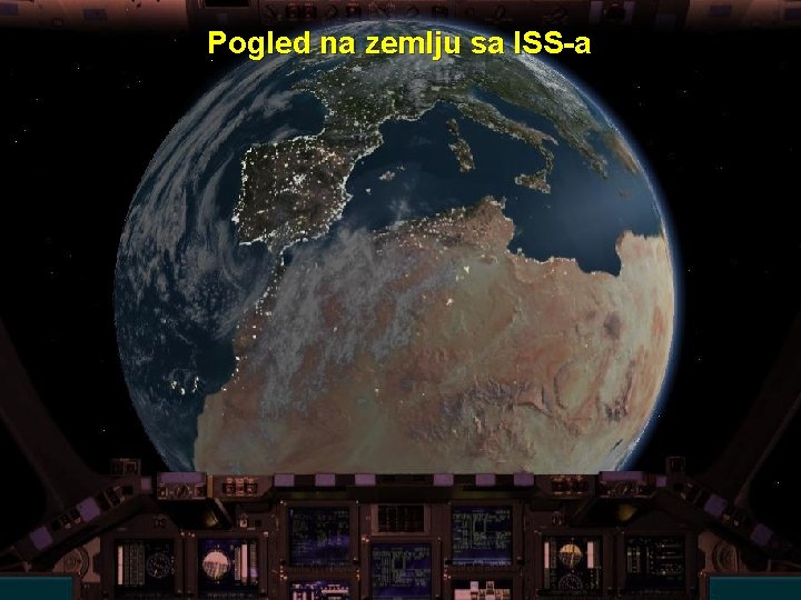 Pogled na zemlju sa ISS-a 