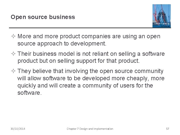 Open source business ² More and more product companies are using an open source Open source business ² More and more product companies are using an open source