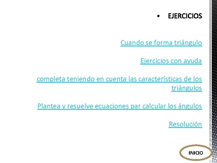 Cuando se forma triángulo Ejercicios con ayuda completa teniendo en cuenta las características de Cuando se forma triángulo Ejercicios con ayuda completa teniendo en cuenta las características de