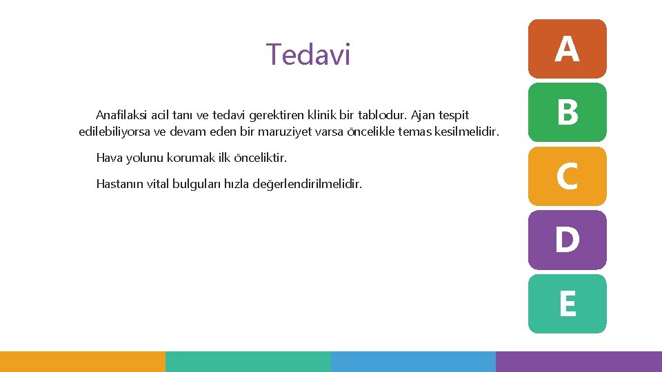 Tedavi Anafilaksi acil tanı ve tedavi gerektiren klinik bir tablodur. Ajan tespit edilebiliyorsa ve Tedavi Anafilaksi acil tanı ve tedavi gerektiren klinik bir tablodur. Ajan tespit edilebiliyorsa ve