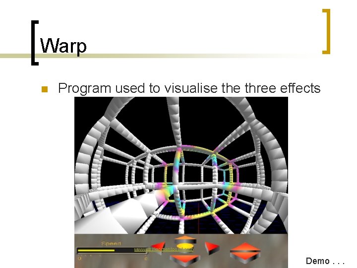 Warp n Program used to visualise three effects www. assignmentpoint. com Demo. . .