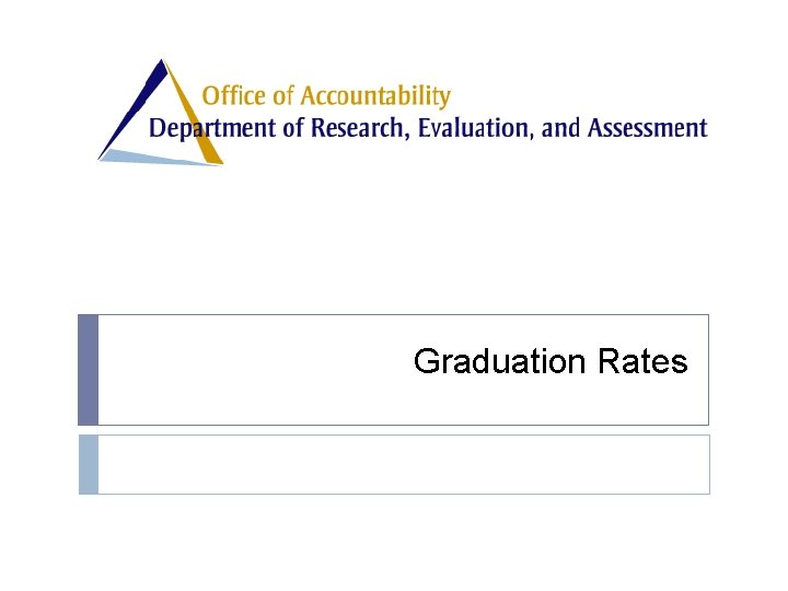 Graduation Rates 
