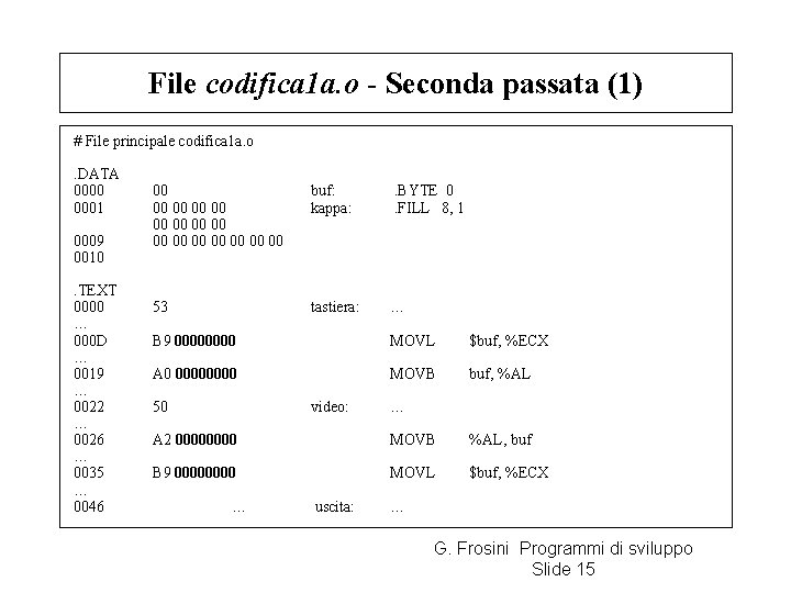 File codifica 1 a. o - Seconda passata (1) # File principale codifica 1
