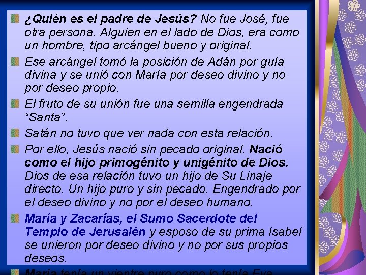 ¿Quién es el padre de Jesús? No fue José, fue otra persona. Alguien en ¿Quién es el padre de Jesús? No fue José, fue otra persona. Alguien en