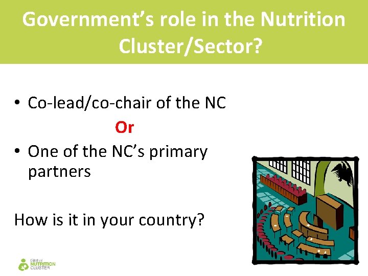 1 5 Nutrition Cluster Structures Objectives of this