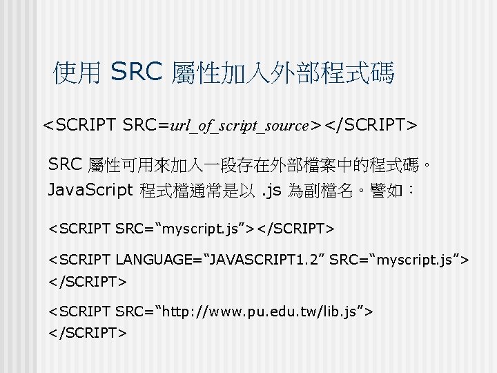 Java Script Java Script Netscape 2 0 N