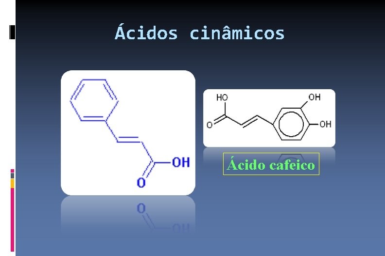 Ácidos cinâmicos Ácido cafeico 