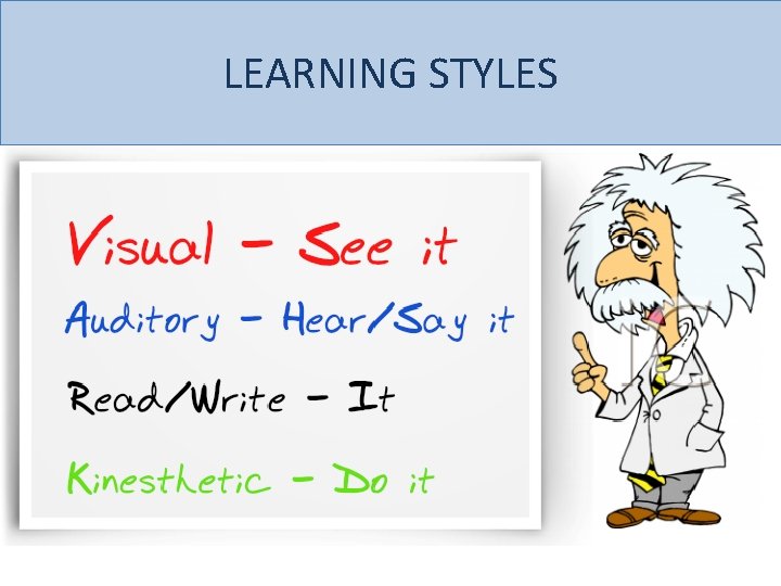 LEARNING STYLES 