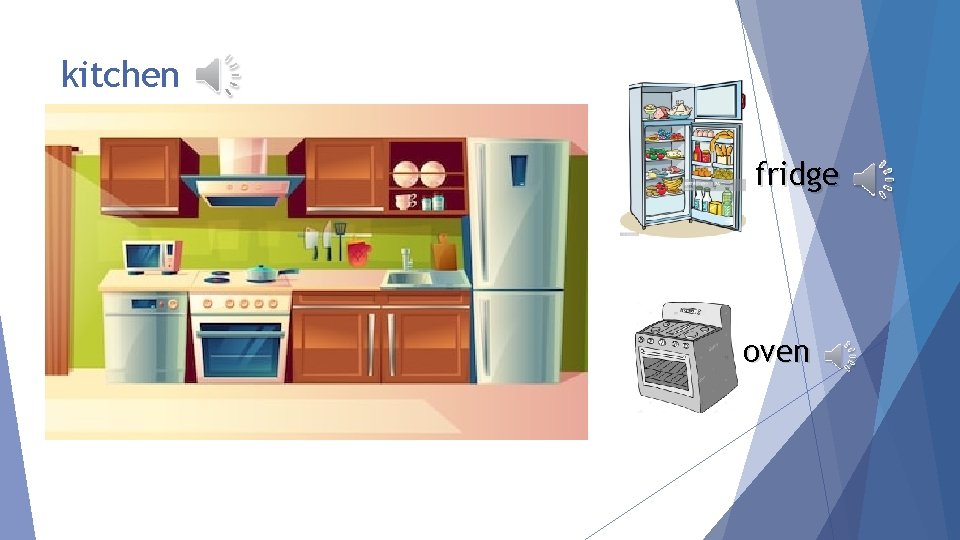kitchen fridge oven 