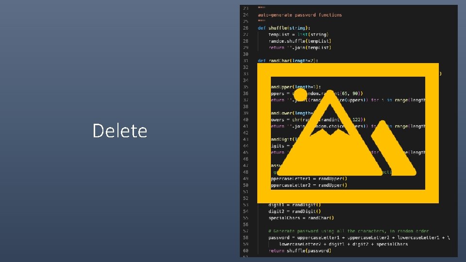 Delete 