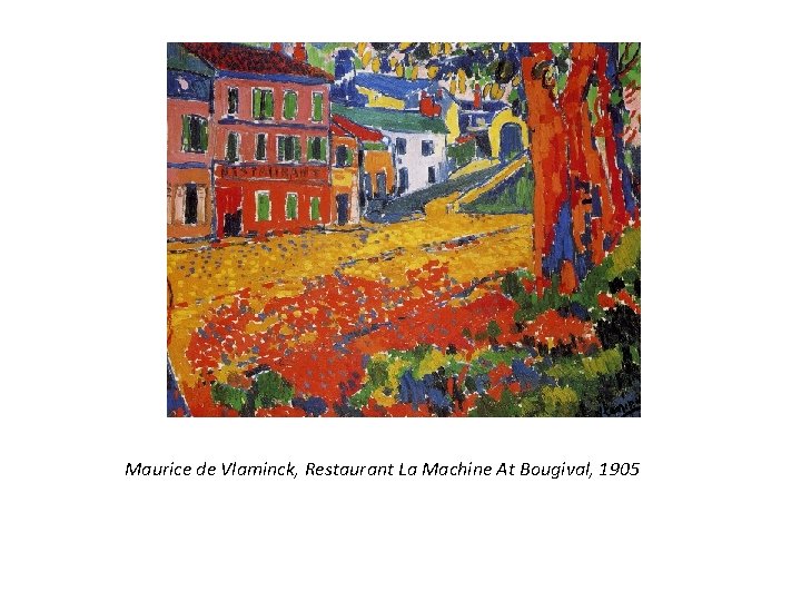 Maurice de Vlaminck, Restaurant La Machine At Bougival, 1905 
