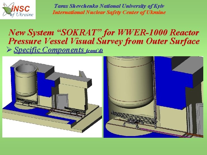 Taras Shevchenko National University of Kyiv International Nuclear Safety Center of Ukraine New System