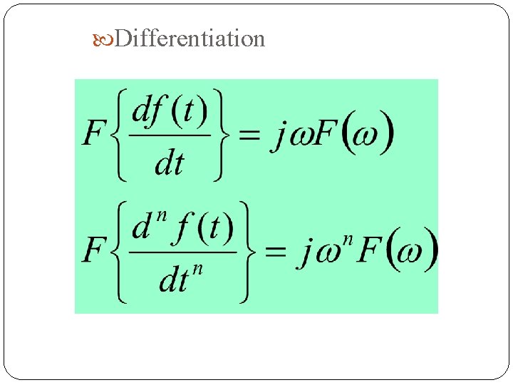  Differentiation 39 