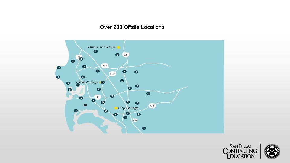 Over 200 Offsite Locations 