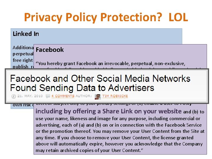 Privacy Policy Protection? LOL Linked In Additionally, you grant Linked. In a nonexclusive, irrevocable, Privacy Policy Protection? LOL Linked In Additionally, you grant Linked. In a nonexclusive, irrevocable,