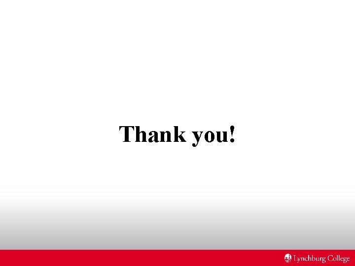 Thank you! Thank you!