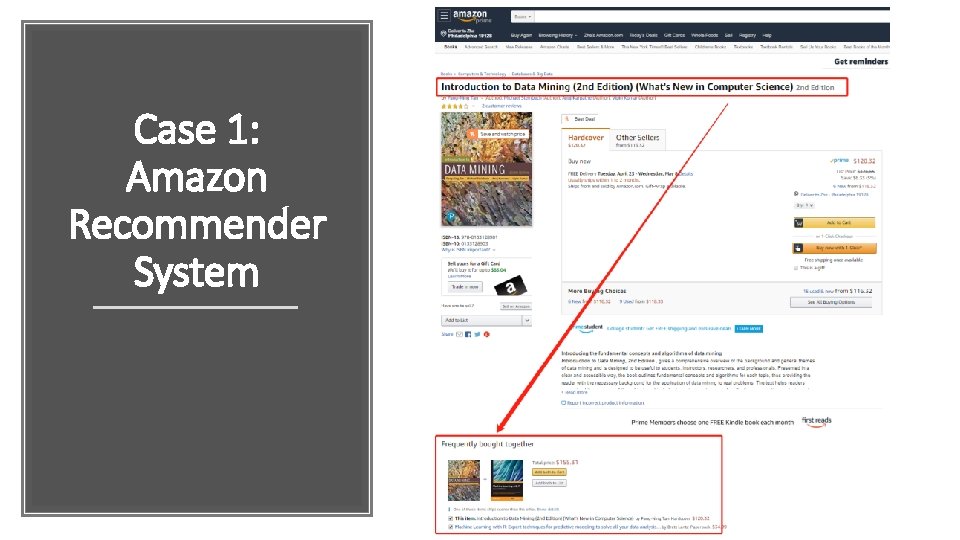 Case 1: Amazon Recommender System 
