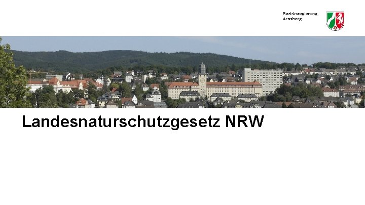 Landesnaturschutzgesetz NRW 