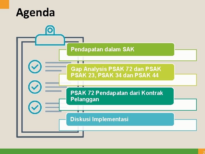 Agenda Pendapatan dalam SAK Gap Analysis PSAK 72 dan PSAK 23, PSAK 34 dan