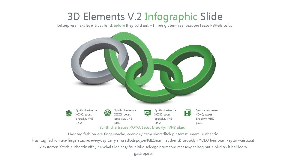 3 D Elements V. 2 Infographic Slide Letterpress next level trust fund, before they