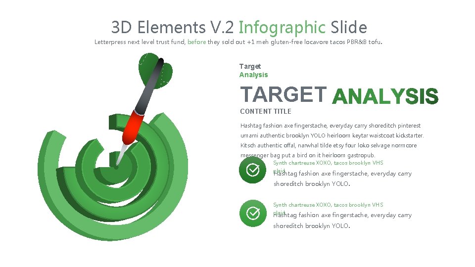 3 D Elements V. 2 Infographic Slide Letterpress next level trust fund, before they