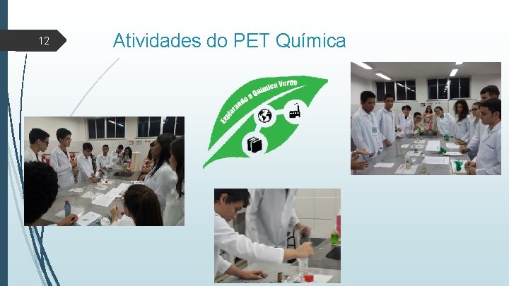 12 Atividades do PET Química 