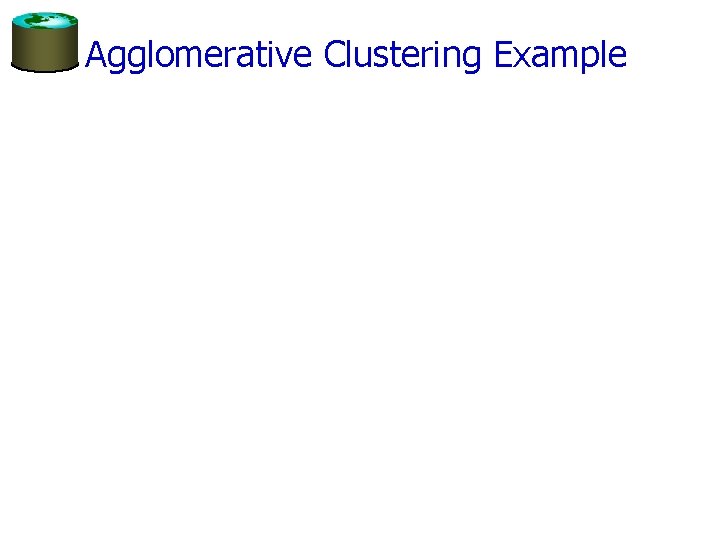 Agglomerative Clustering Example 