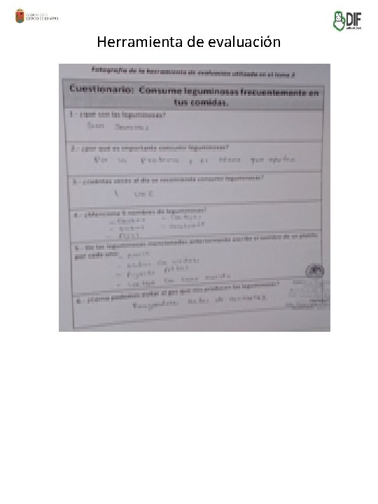 Herramienta de evaluación 