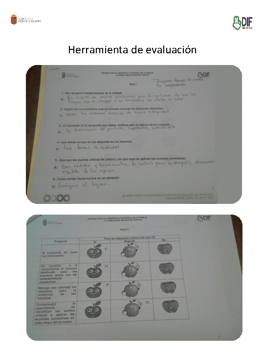 Herramienta de evaluación 