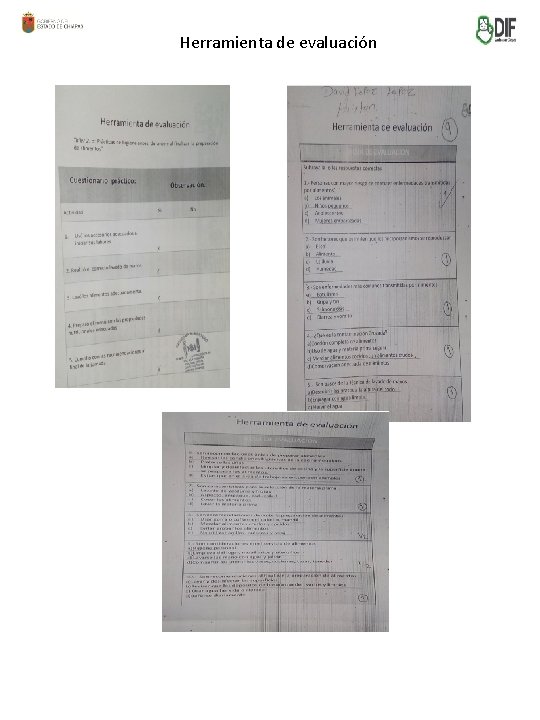 Herramienta de evaluación 