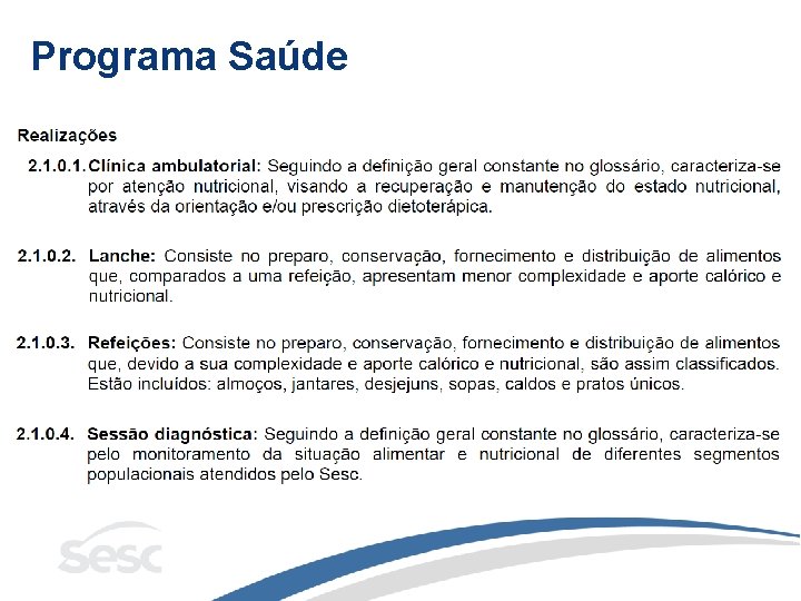 Programa Saúde 