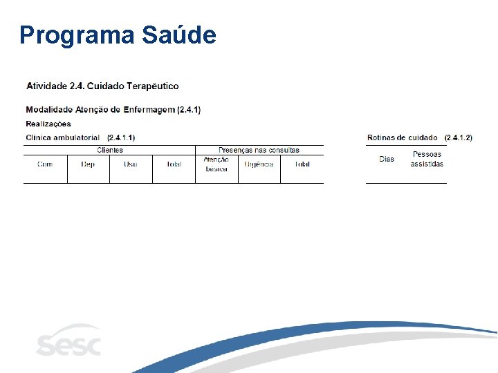 Programa Saúde 