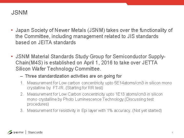 JSNM • Japan Society of Newer Metals (JSNM) takes over the functionality of the