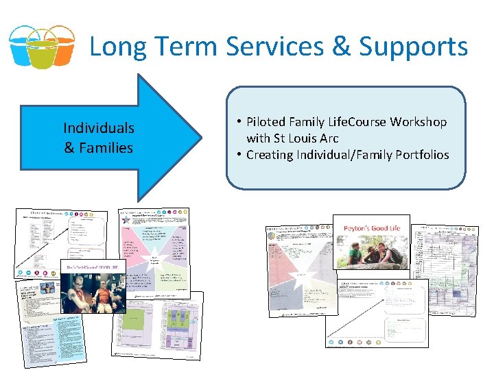 Long Term Services & Supports Individuals & Families • Piloted Family Life. Course Workshop