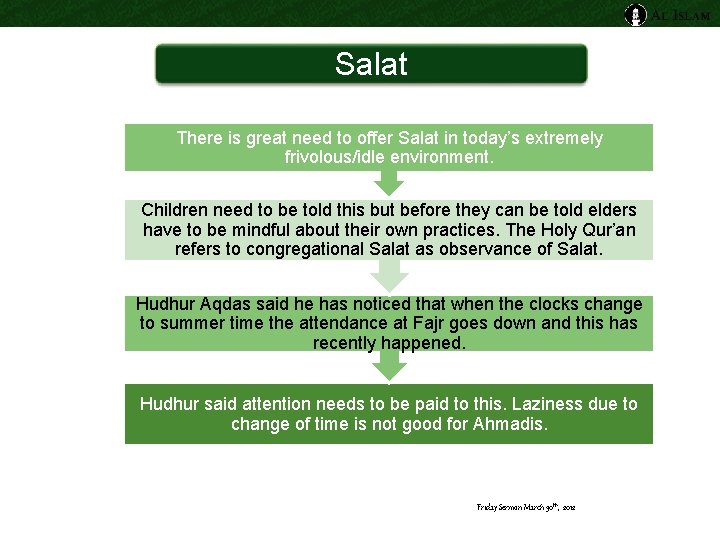 Salat There is great need to offer Salat in today’s extremely frivolous/idle environment. Children Salat There is great need to offer Salat in today’s extremely frivolous/idle environment. Children