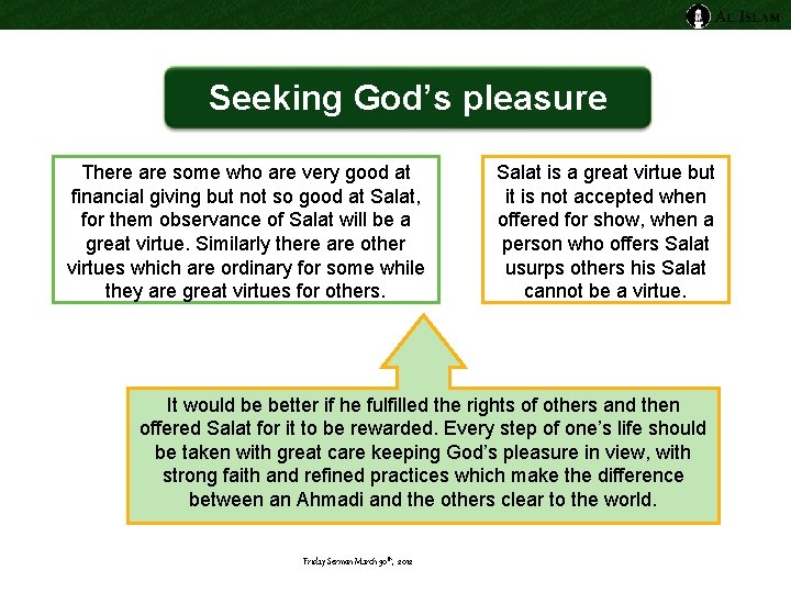 Seeking God’s pleasure There are some who are very good at financial giving but Seeking God’s pleasure There are some who are very good at financial giving but