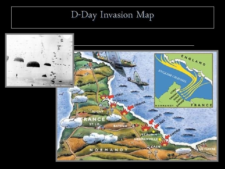 D-Day Invasion Map 