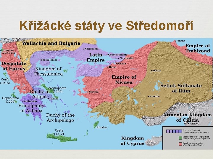 Křižácké státy ve Středomoří 