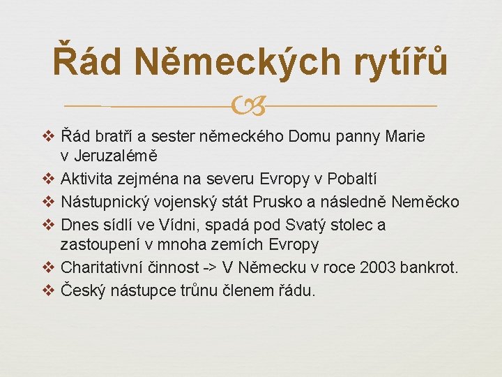 Řád Německých rytířů v Řád bratří a sester německého Domu panny Marie v Jeruzalémě
