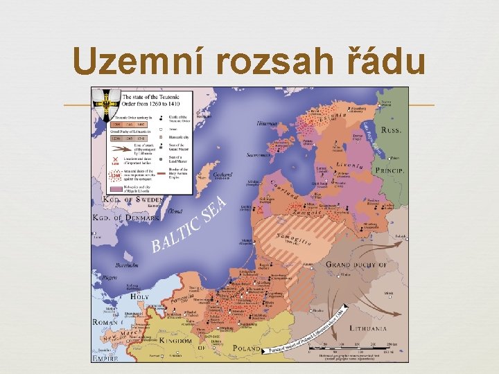 Uzemní rozsah řádu 