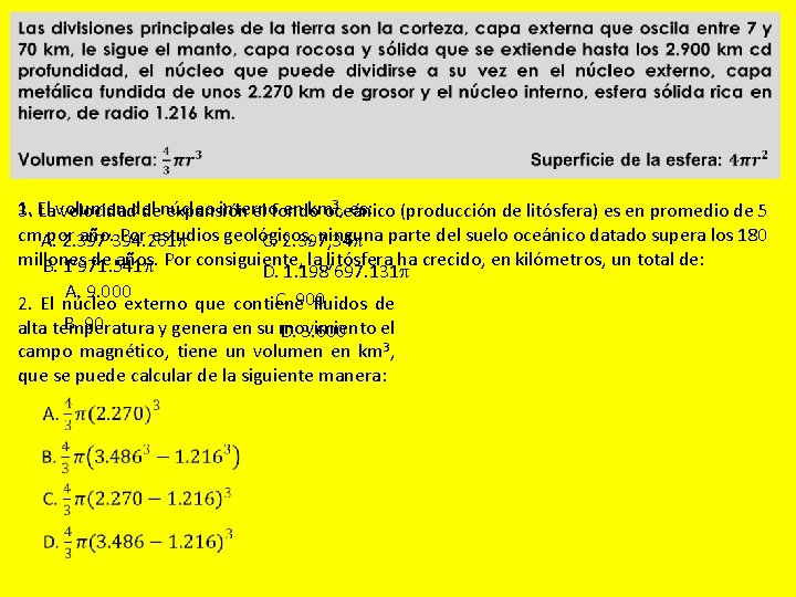  RESPONDA A LAS SIGUIENTES PREGUNTAS DE ACUERDO A LA INFORMACIÓN DADA 3, es: