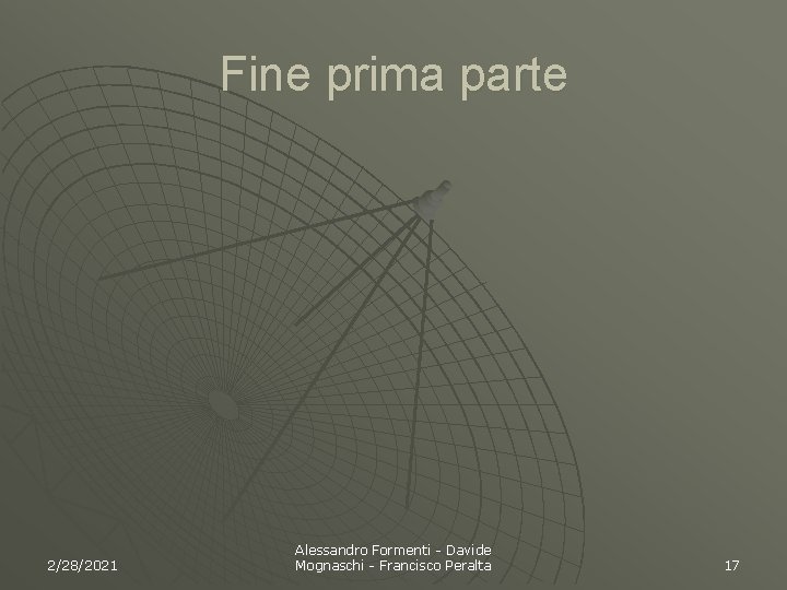 Fine prima parte 2/28/2021 Alessandro Formenti - Davide Mognaschi - Francisco Peralta 17 
