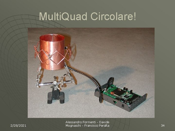 Multi. Quad Circolare! 2/28/2021 Alessandro Formenti - Davide Mognaschi - Francisco Peralta 34 